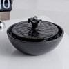 Ceramic Tabletop Water Fountain Feature for Indoor and Outdoor Home