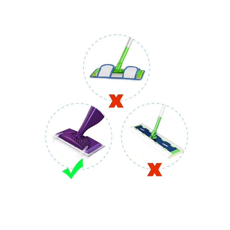 2 PCS Reusable Mop Refill Pads Compatible with Flash Power