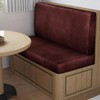 ANARACHON Leather Look RV Dinette Cushion Covers - Stretchable Camper
