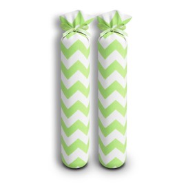 My Boot Trees - Boot Shaper Stands for Closet Organization - Keeps Them Shaped Properly - Many Patterns to Choose from - 1 Pair (Lime Green Chevron)
