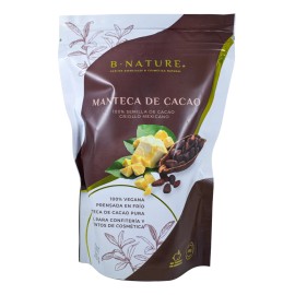 Manteca De Cacao Orgánica Grado Alimenticio Y Cosmética 250 Gramos Bnature