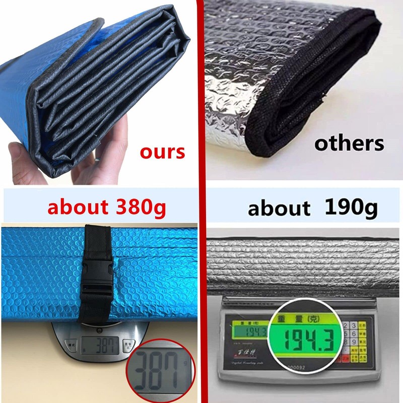 Car Windshield Sunshade-Thicken 5-Layer Bubble Block Heat and Sun UV