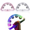 Set of 2 LED Tambourine Karaoke Events Luminous Tambourine Lifter