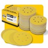 100PCS 125mm 8 Hole Sanding Discs Sandpaper Mixed Grits -