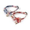 Necoichi Kabuki Charm Bow Tie Cat Collar (Red)