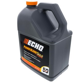 Echo Products 6450050G Power Blend Gold Oil Mix 50:1 for 2-stroke/2cycle Outdoor Power Equipment, High-Performance Semi-Synthetic, Low Smoke Emission 128 fl oz (1 Gal.)