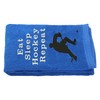PXTIDY Hockey Towels Gift Team Skate Towels Eat Sleep Hockey