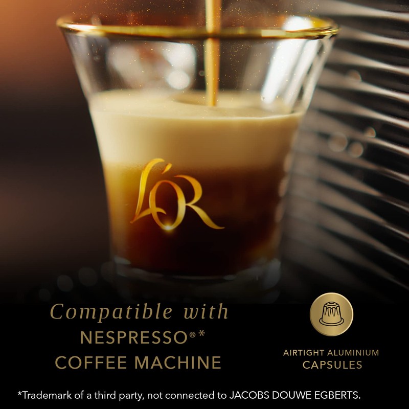 L'OR Origins India Intensity 10 Nespresso Compatible Coffee Pods (Pack