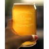 Mom Est 2022 - New Mother Beer Can Pint Glass