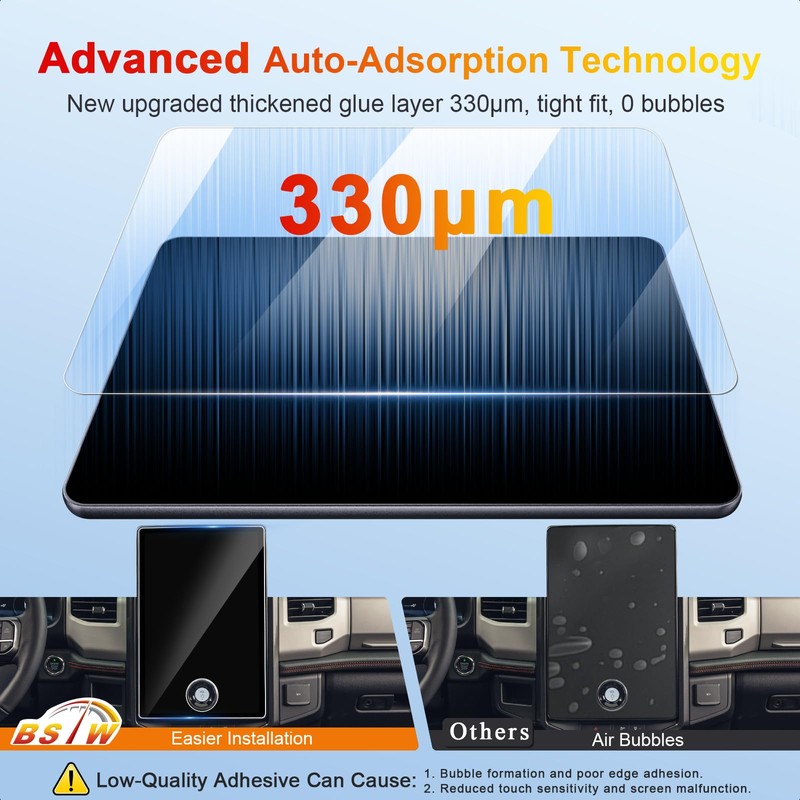 BSTW for 2024 Ford Expedition Screen Protector for 2022-2024 Expedition