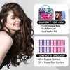 40 rizadores de pelo en espiral sin calor con 6