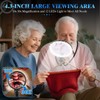 Large 30X 10X Hands Free Magnifying Glass with Light for