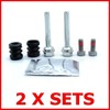 2 Sets Rear Brake Caliper Slider Pins Guide Bolts For