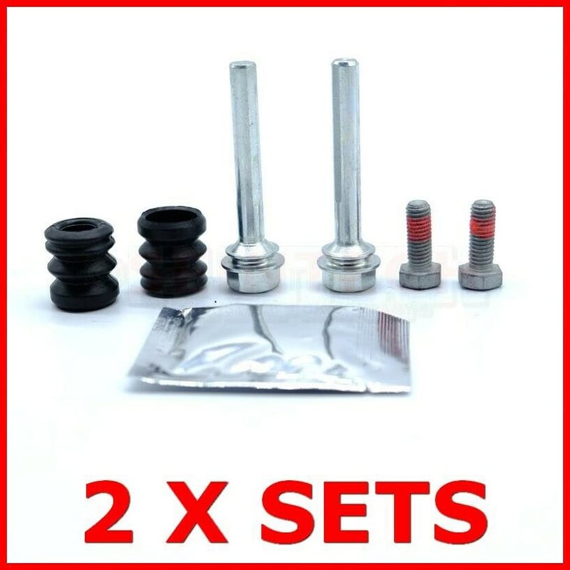 2 Sets Rear Brake Caliper Slider Pins Guide Bolts For