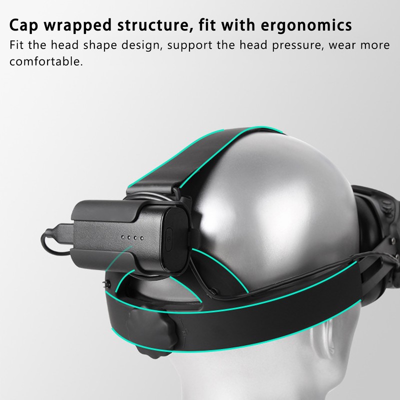 TD78 Adjustable Head Strap Comfortable with Battery Holder for DJI
