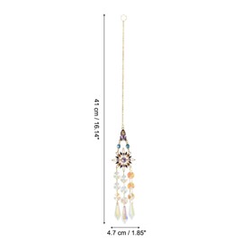 PATIKIL Hanging Sun Catchers, Crystals Prisms, Rhinestones Suncatcher Pendant for Indoor/Outdoor Window Home Car Garden Birthday Party Decor Colorful