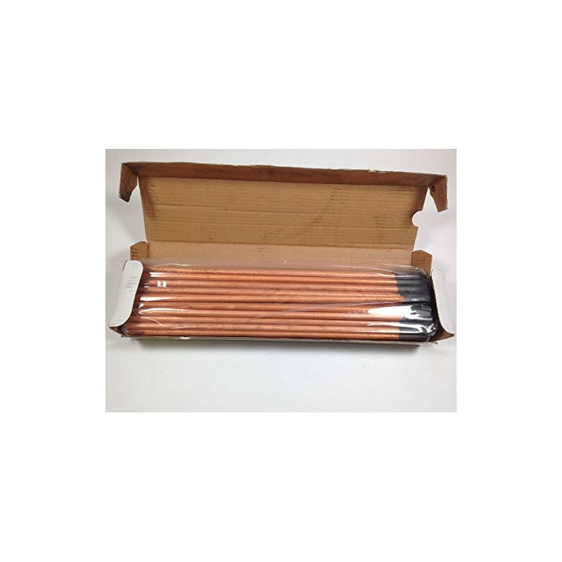 Radnor RAD64002223 1/4" x 12" Copper-Coated Pointed Carbon Air/Carbon Arc