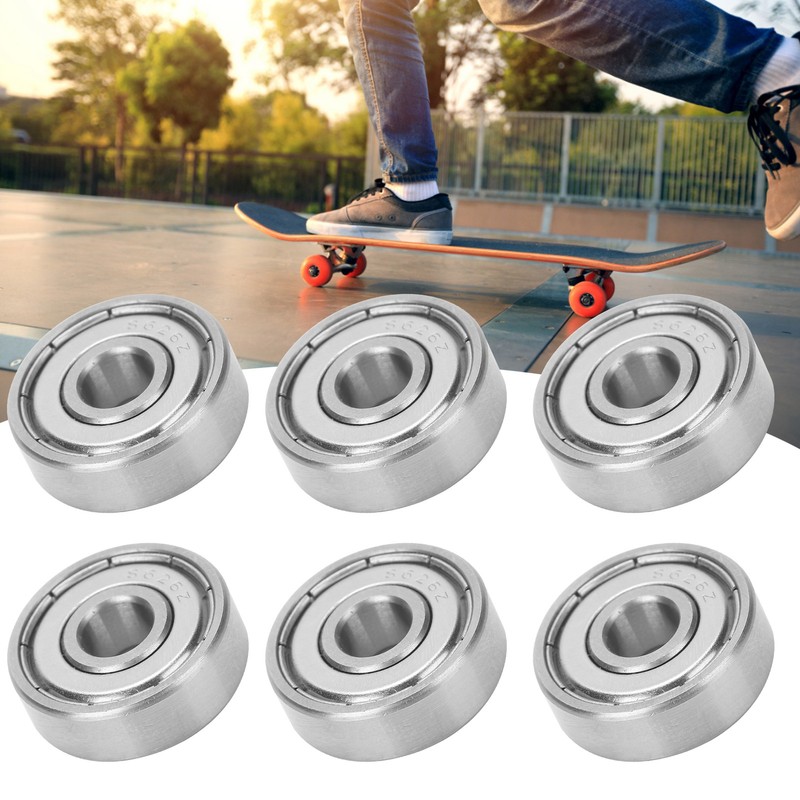 10PCS S626Z 6x19x6MM Stainless Steel Ball Bearings for Roller Skates