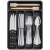 Lifewit Lifewit Silverware Drawer Organizer Tray, Plastic Cutlery Storage for