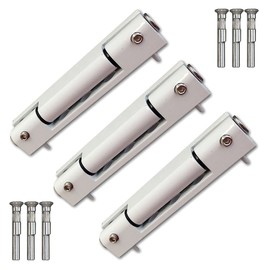 3 x Avocet WMS uPVC Door Butt Hinge 115mm Double Glazing Pack of 3 Flat