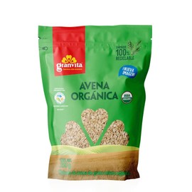 Granvita, Avena orgánica, hojuela de avena de grano entero orgánica - 350 g