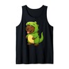 Choco Labrador Dinosaur Costume Trex Animal Lover Mom Dad Tank