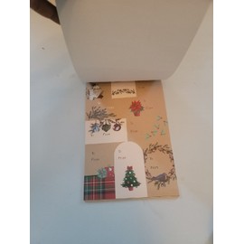 Celebrate It Christmas Gift Tags Stickers Present Tag Set 120 Pc NEW