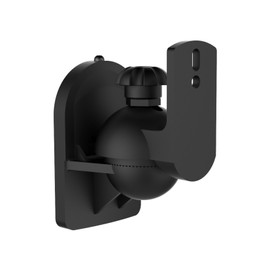 PureMounts PM Sound Speaker Universal Wall Mount, Tilt: -20° to 20 °, Swivels: -70° to 70°, Distance to the wall: 64mm, Max. Weight Supported: 3.5 kg.