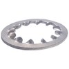 1/4" Internal Tooth Lock Washers, Stainless Steel 410, Plain Finish,