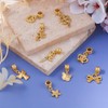 Craftdady 18 pcs Gold Dangle Charm with Bail Beads Tibetan