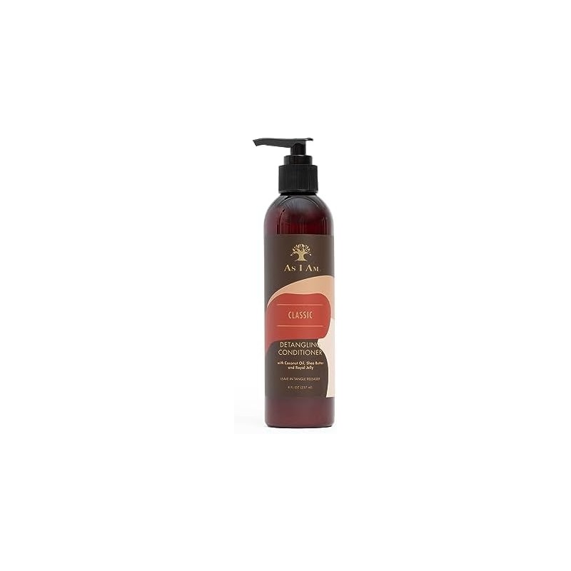 As I Am Detangling Conditioner Leave-in Tangle Releaser, 8 Ounce