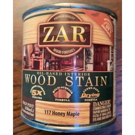 Zar Interior Stain 117 HONEY MAPLE  1/2 pint