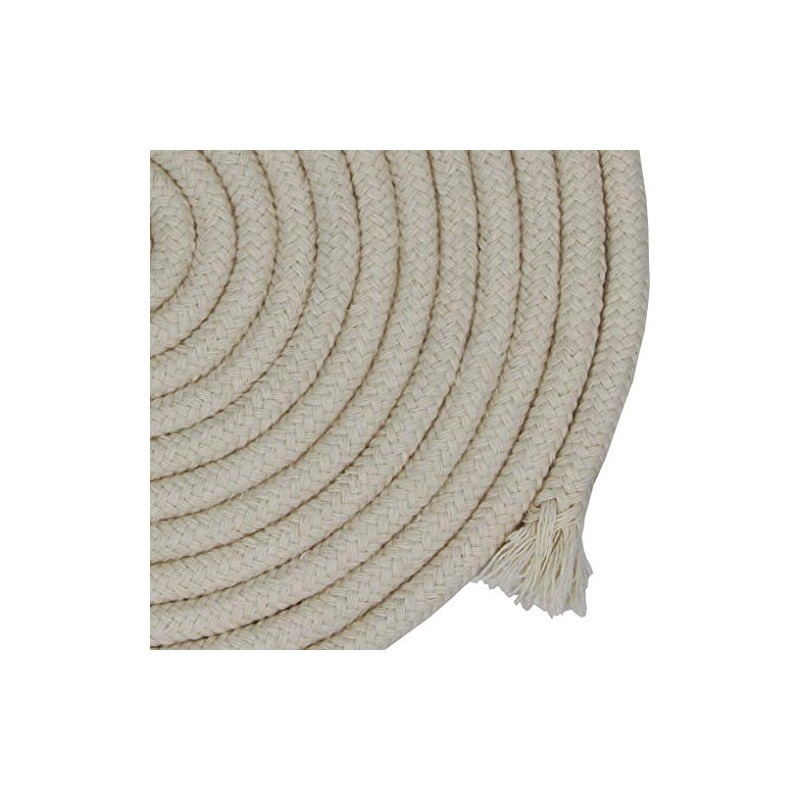 Jukway Cotton Cord 11 mm Round Cord Braided Rope with