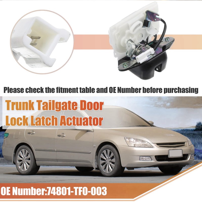 Car Rear Liftgate Lock Actuator Trunk Latch 74801-TF0-003 Door Latch