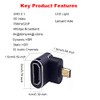 Kework 2 Pack8K UHD Micro HDMI Adapter, 48Gbps 3D Micro