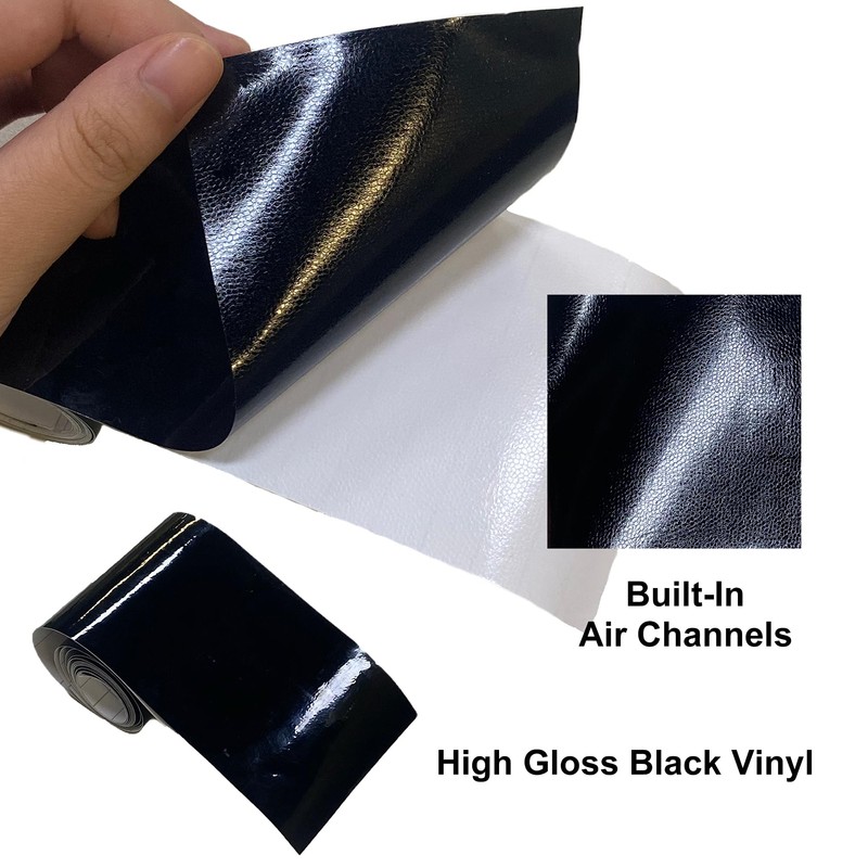 Arespark Gloss Black Vinyl Wrap, Cars Vinyl Film Tapes Kit