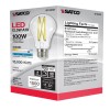Satco S12432 - 12.5 Watt LED A19 Clear LED Bulbs