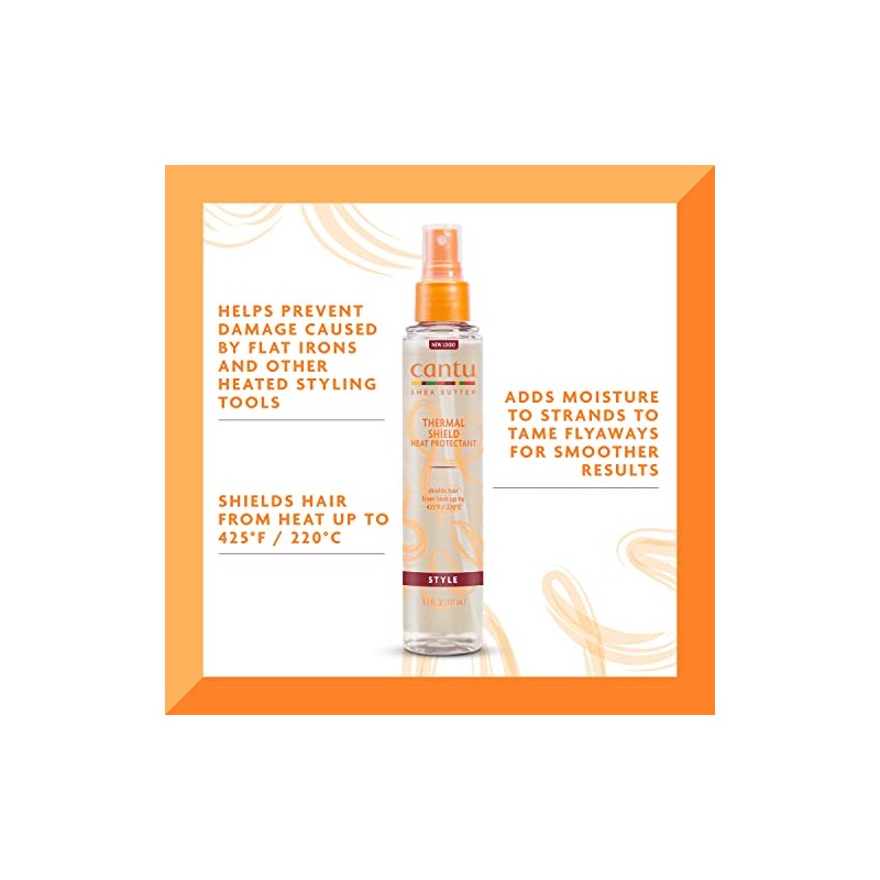 Protector térmico Cantu de manteca de karité con protección térmica,