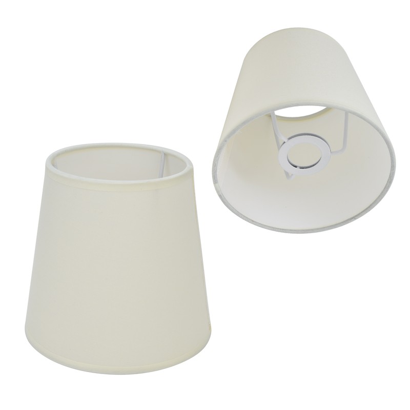 2Pcs Indoor Lamp Shade European Style Fabric Lampshade for E14