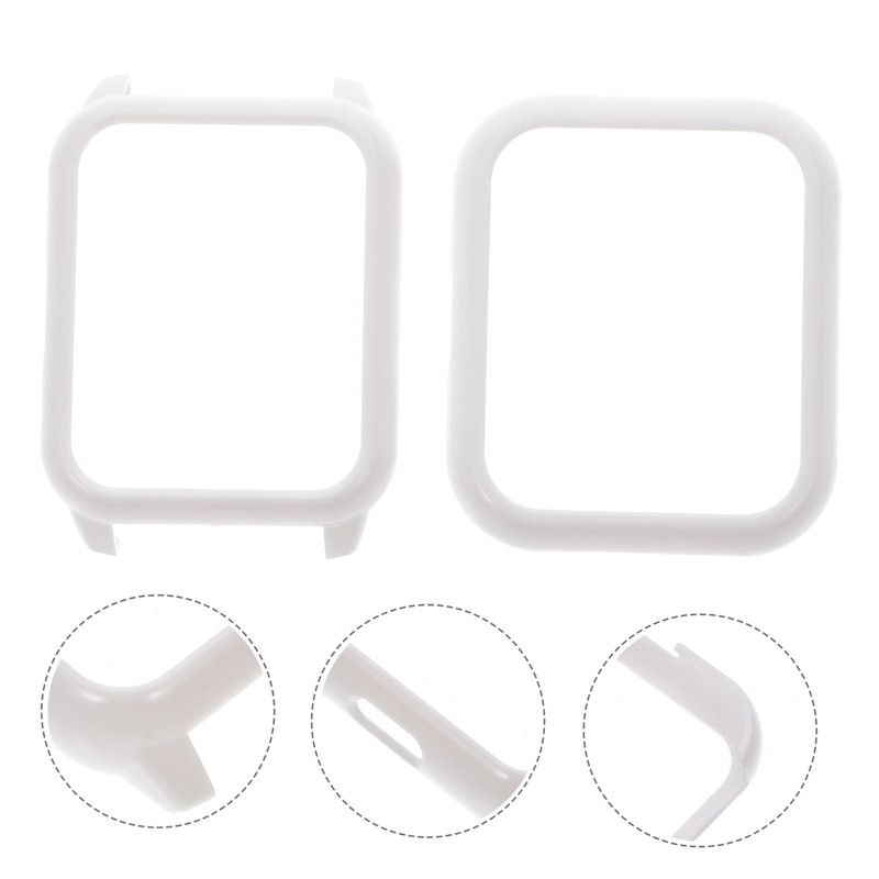 LABRIMP 2pcs Watch Screen Protective Case for Ultra-Thin Cover Full