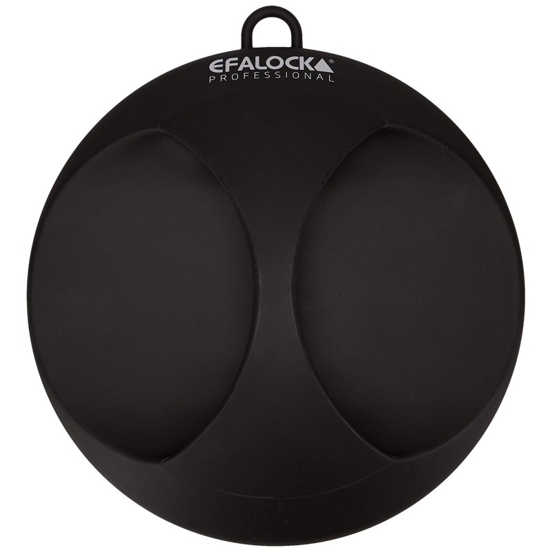 Efalock Spiegel Kunststoff, schwarz, 1er Pack