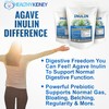 Organic Inulin Powder (48oz/3 lbs) Gentle Agave Prebiotic Soluble Fiber