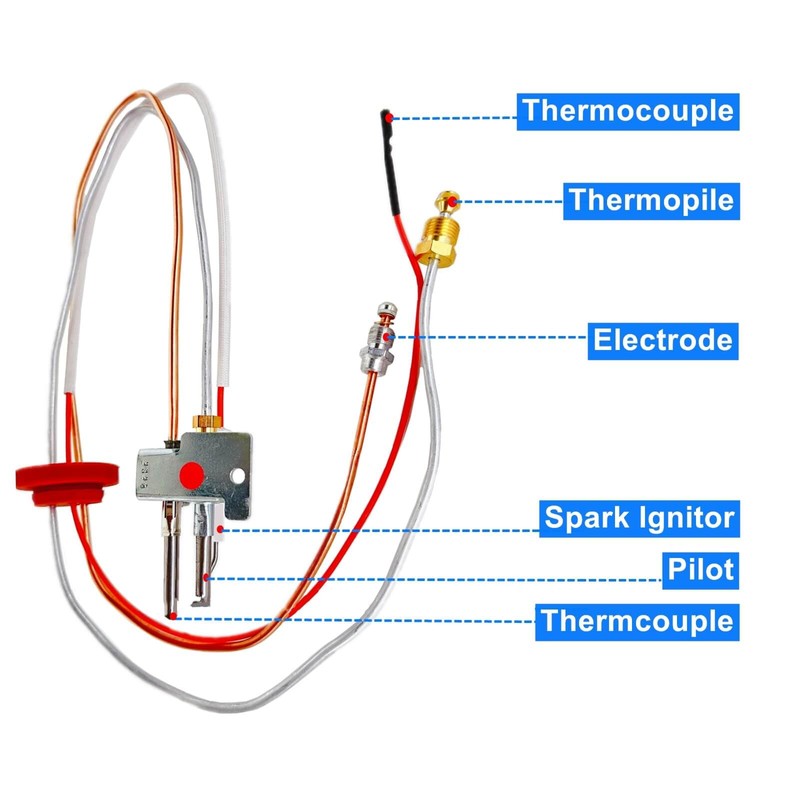 Upgrade Pilot and Igniter Assembly Replacement Kit SP20075,for Natural Gas