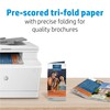 HP Enhanced Tri-fold Business Paper, Glossy, 8.5x11 in, 40 lb,