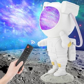 SHTALHST Sternenhimmel Projektor, Nachtlicht Kinderzimmer Sternenhimmel Dekoration Ästhetik, weihnachtsgeschenke Astronaut Projektor, Fernsteuerung Schlafzimmerlicht, weihnachtsgeschenke für kinder