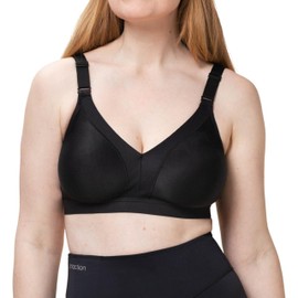 Triumph Womens Triaction Wellness Sports Bra Non-wired, Black, 38D UK
