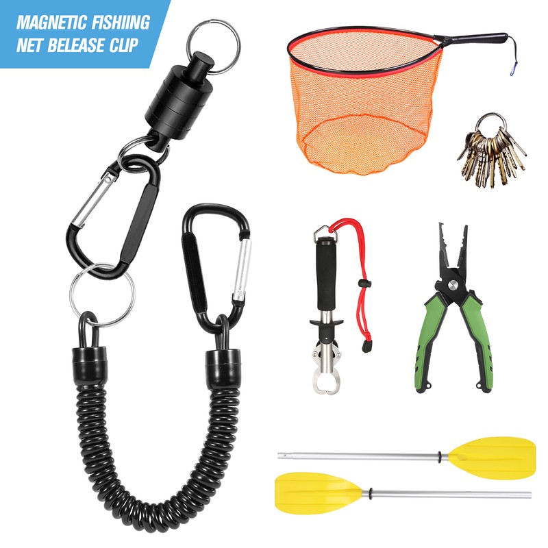 3pcs Fly Fishing Magnetic Net Release Holder Fishing Lanyard Magnetic