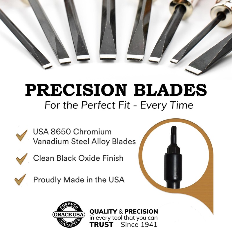 Grace USA - Gunsmith 24 Bit Mag Tip Screwdriver Set