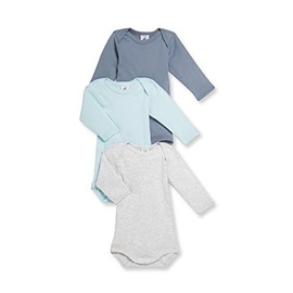 Petit Bateau Baby Boys' Bodysuit (Pack of 3), Multicoloured (Special Lot 00)