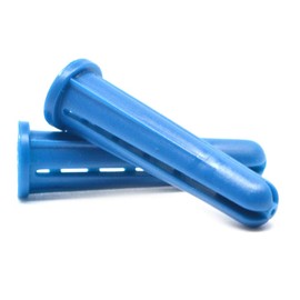 #6-8-10 x 7/8" Conical Plastic Anchor Plastic Blue Pk 100